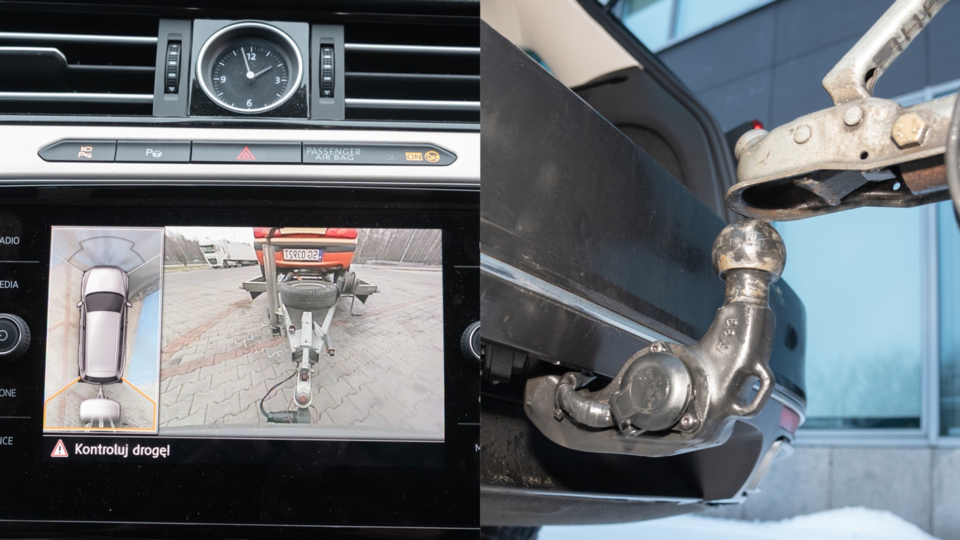 Volkswagen Passat w roli holownika