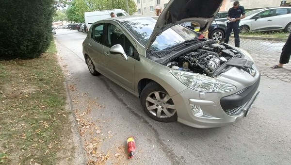 Policjant na urlopie wyręczył strażaków. Ich interwencja nie była już konieczna
