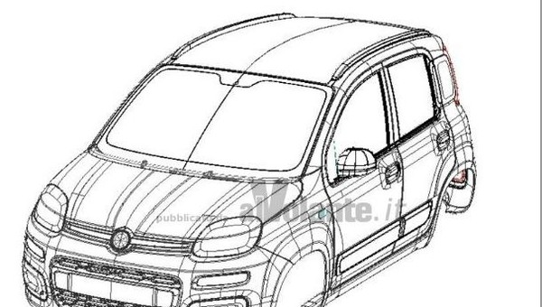 Nowy Fiat Panda w urzędzie patentowym