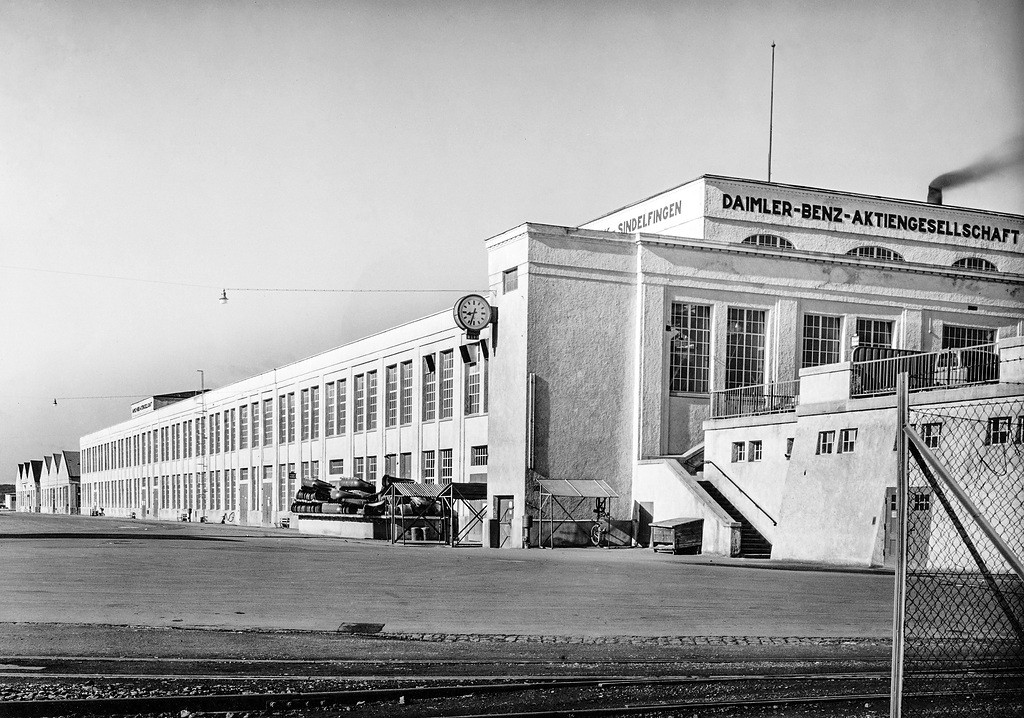 Fabryka Mercedesa w Sindelfingen, maj 1951 r.
