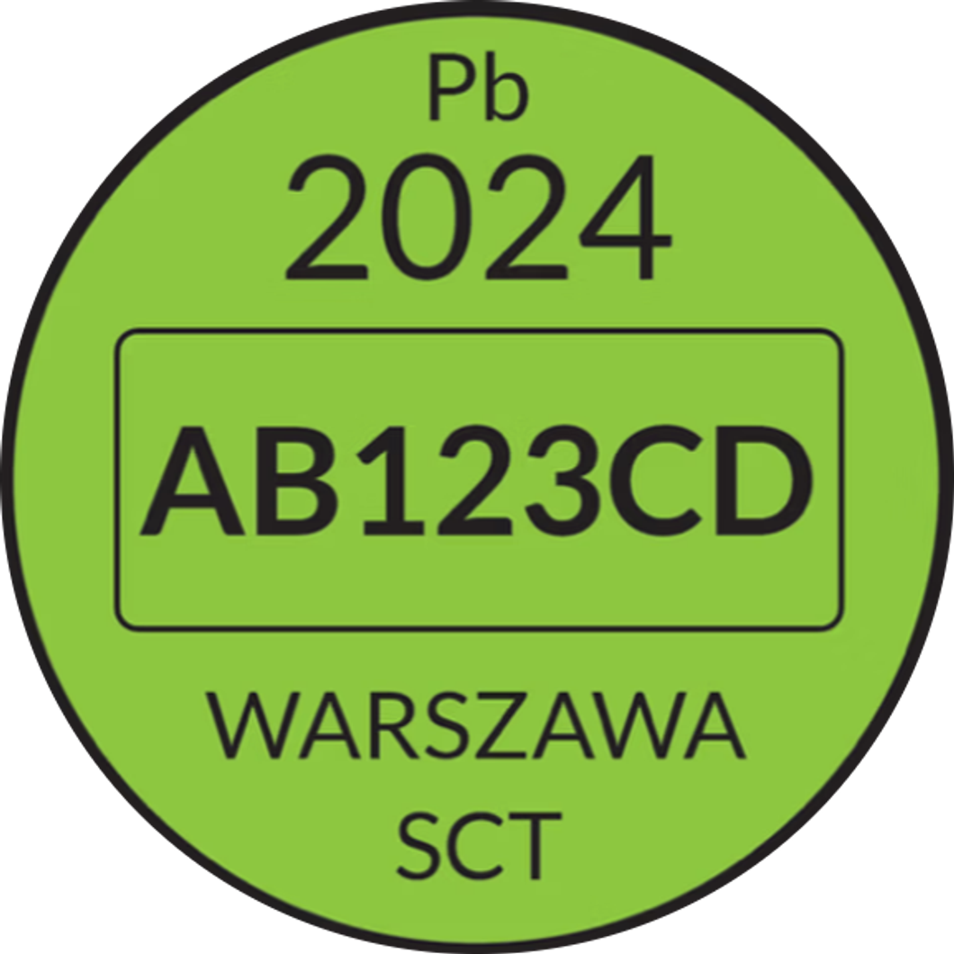 Nowy wzór naklejki uprawniający auta do wjazdu do Strefy Czystego Transportu