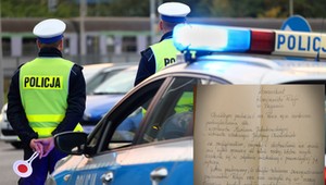 Sprawca wypadku wysłał list do komendanta. Jego treść zaskoczyła policjantów