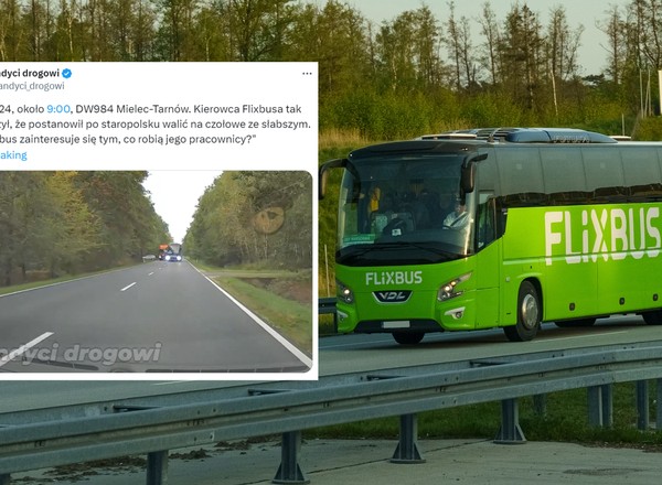 Kierowca FlixBusa wyprzedzał w niebezpieczny sposób. Firma mocno reaguje