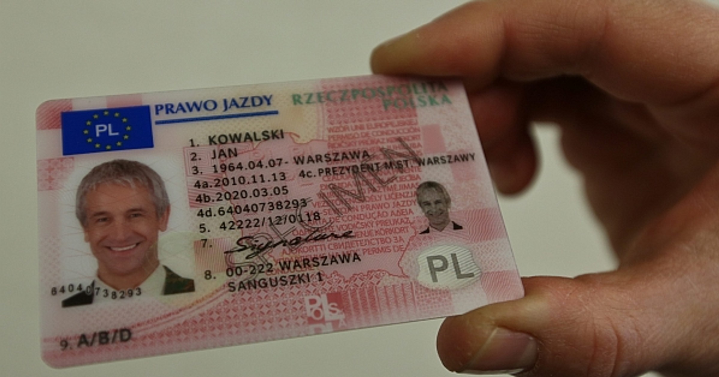Prawo jazdy - nowy wzór dokumentu