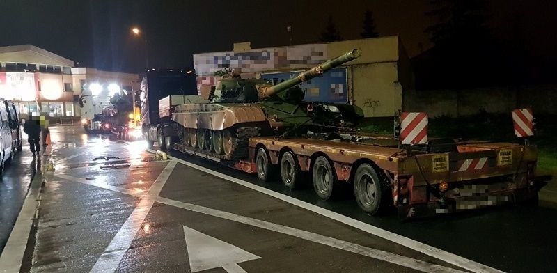 ITD zatrzymała nieprzepisowy transport... czołgów