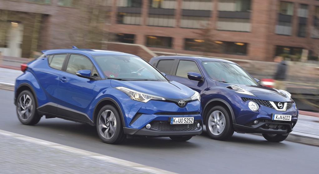 Nissan Juke i Toyota C-HR