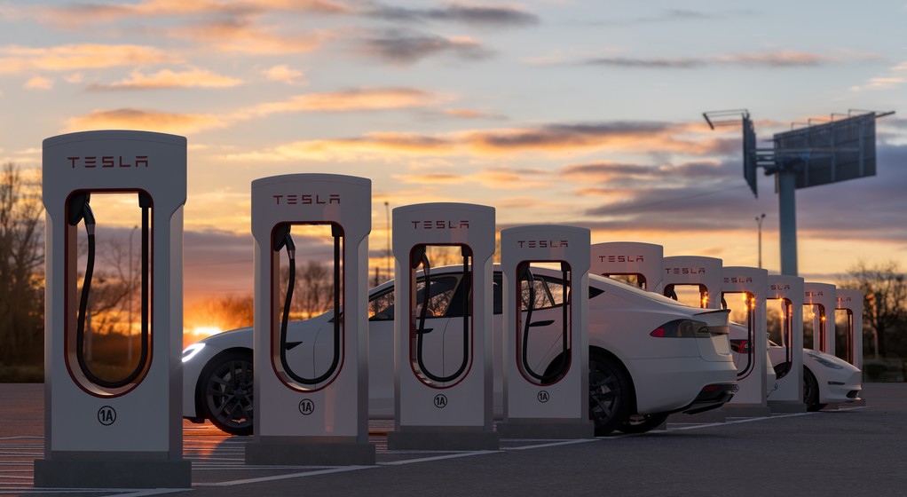 Stacja Tesla Supercharger w Polsce