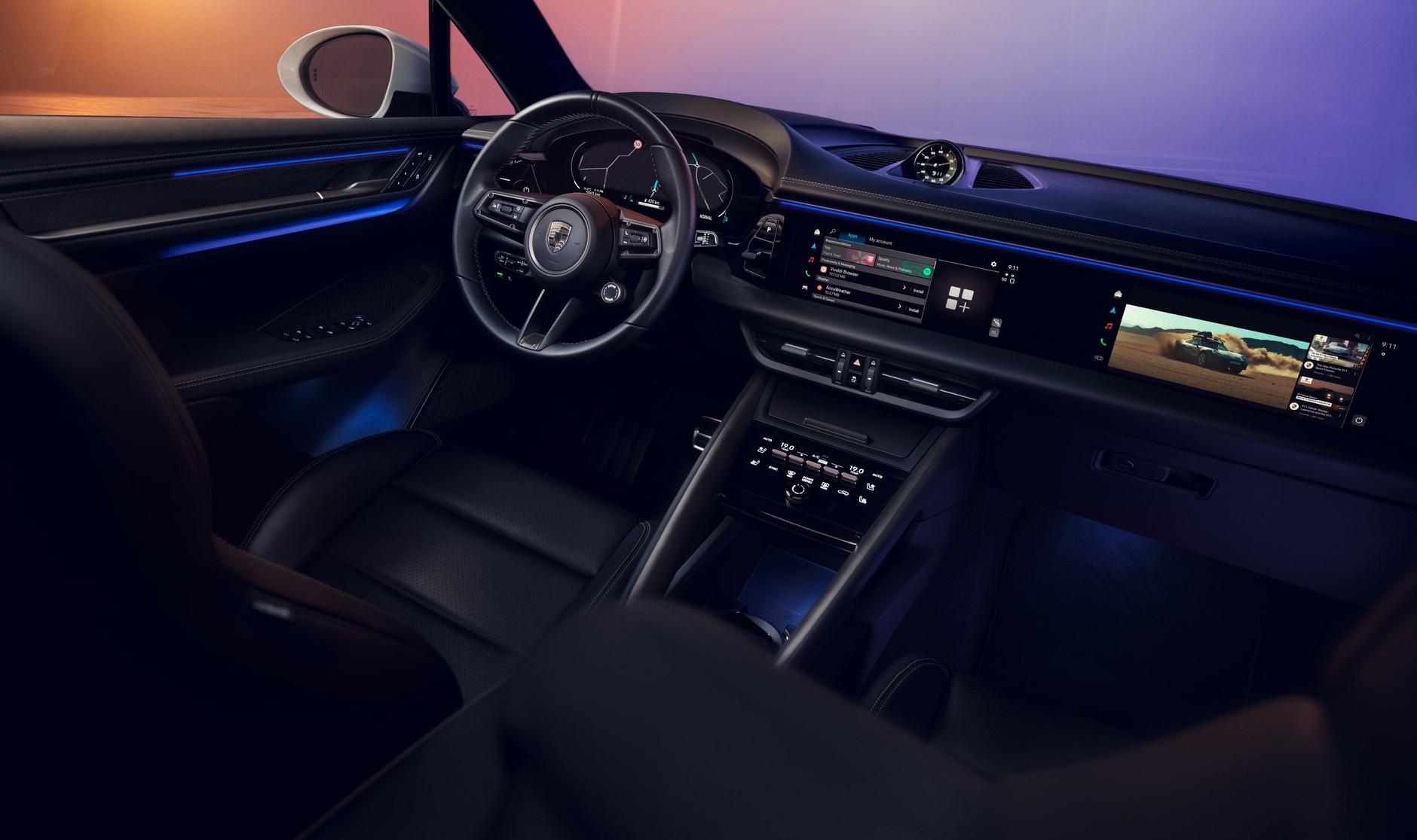 Porsche Macan wnętrze