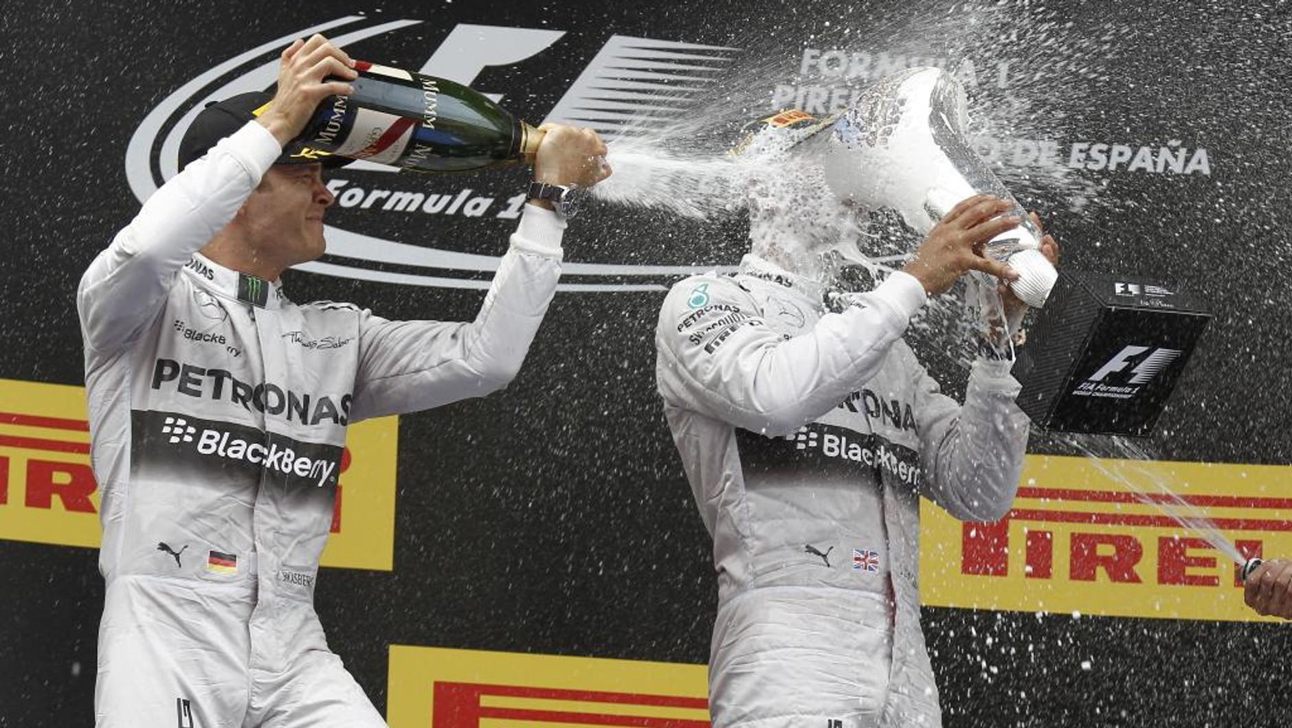 Nico Rosberg i Lewis Hamilton