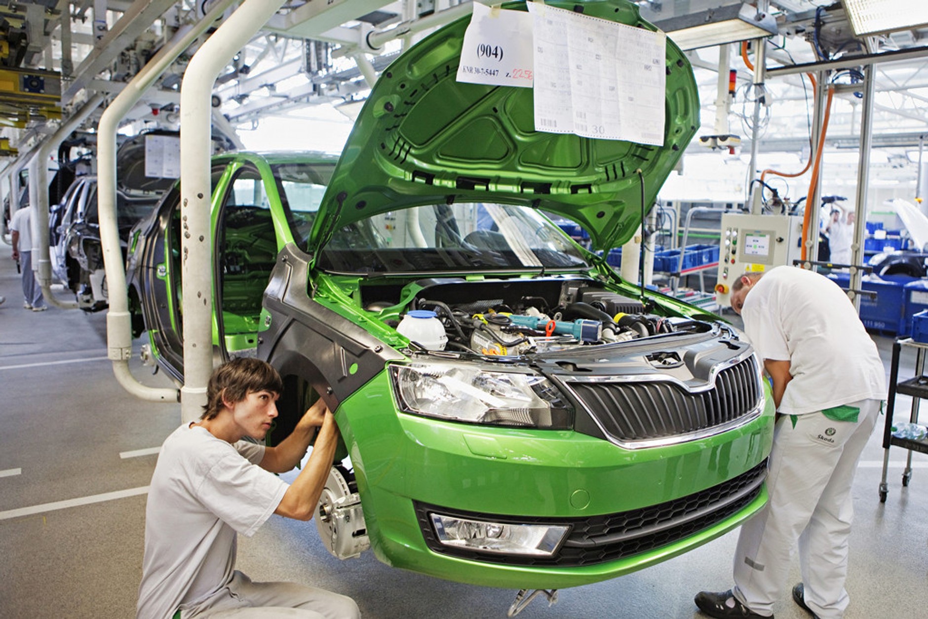 Pierwsza Skoda Rapid wyprodukowana w Mlada Boleslav