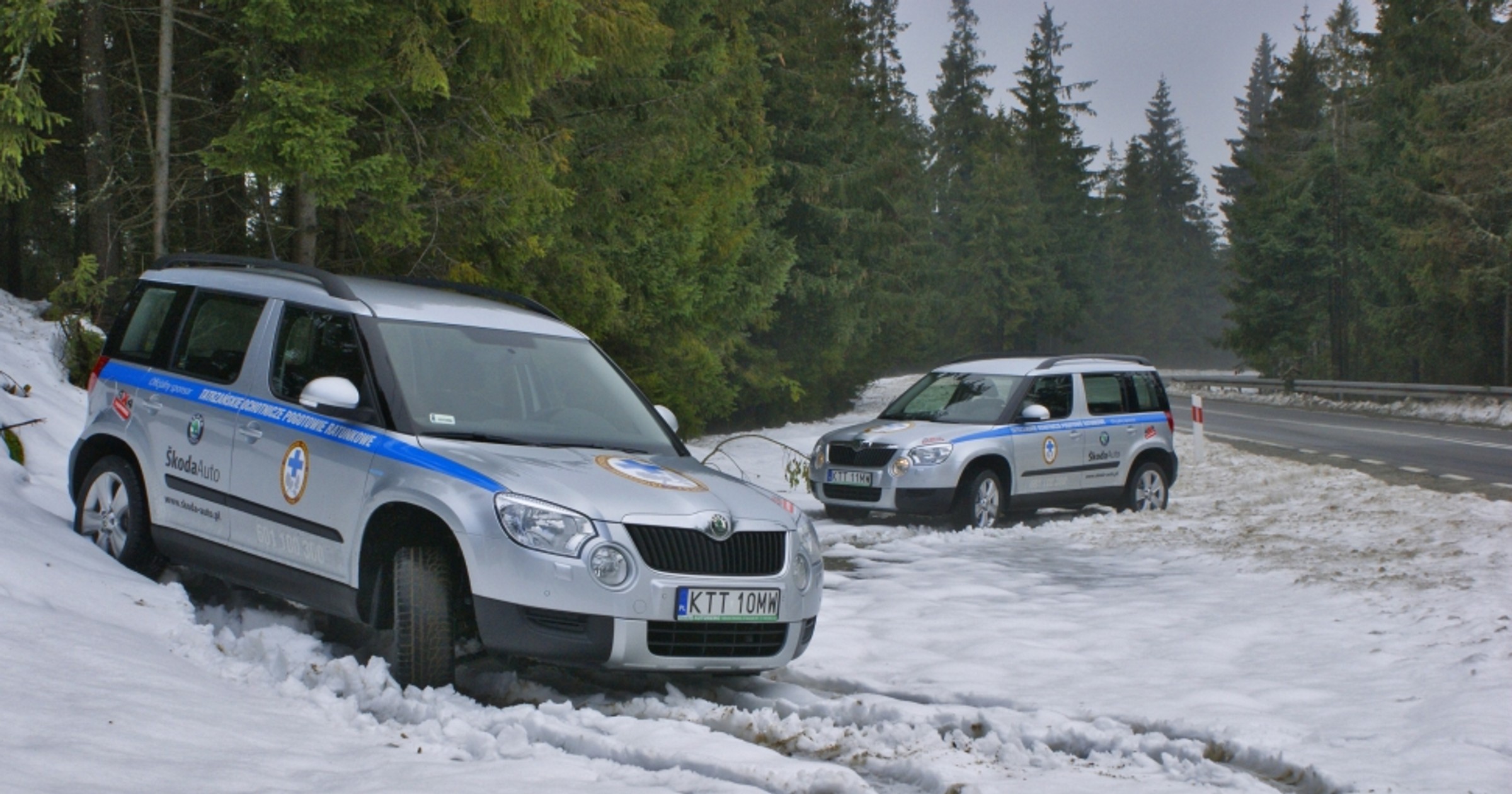 Skoda Yeti - Ratownicy z TOPR-u będą jeździli Skodami