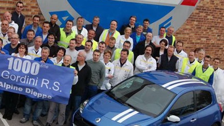 Pierwszy rekord Renault Clio Gordini RS