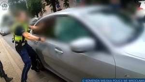 Policjantki z Wrocławia wybiły szybę w BMW. Kierująca nie reagowała na polecenia