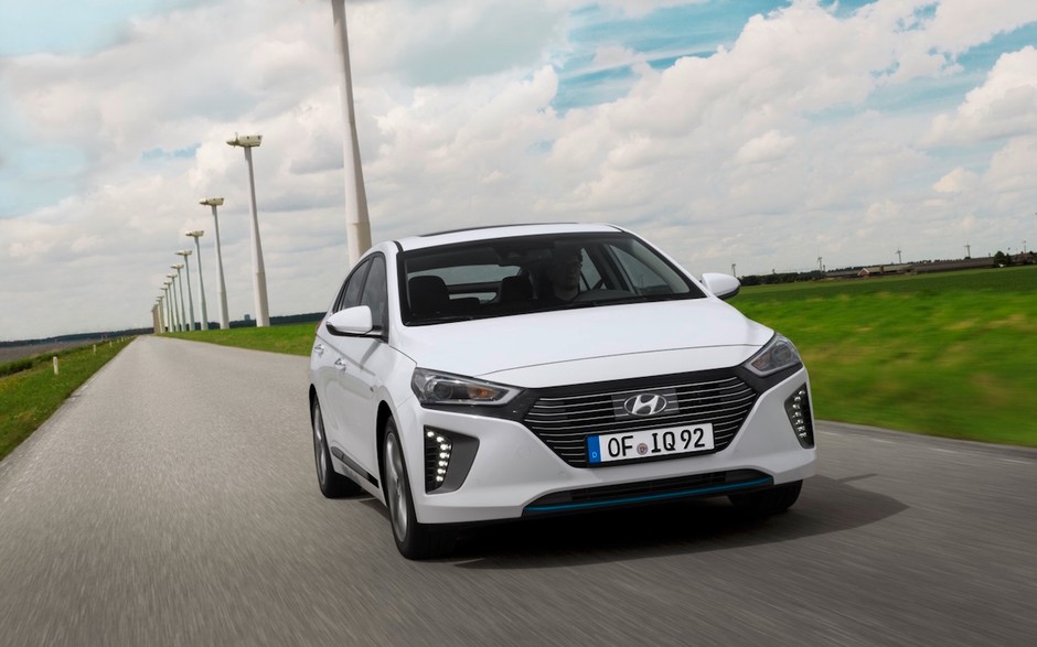 Zielony samochód - Hyundai Ioniq