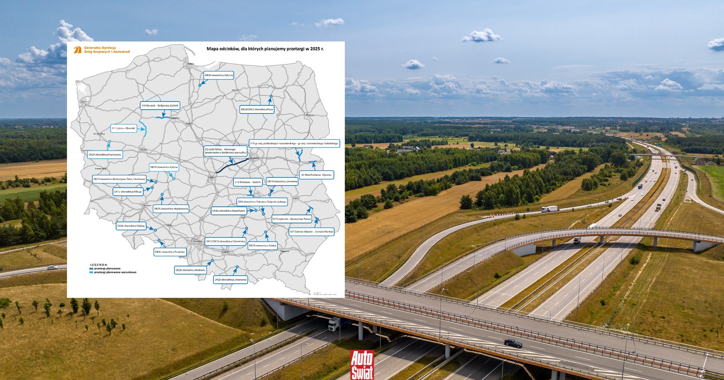 GDDKiA podsumowuje wakacje. Kolejne plany są imponujące: A2, S1, S6, S7 i S61