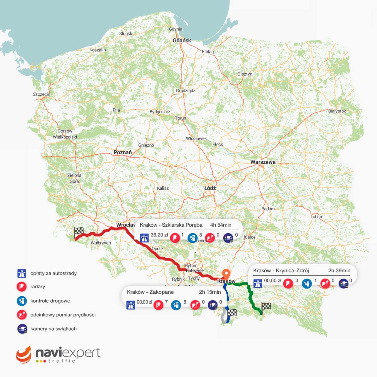 Kraków - rekomendowane trasy na ferie zimowe
