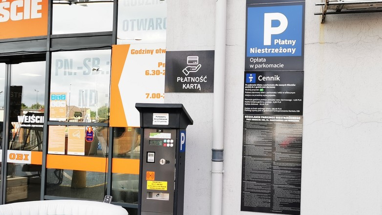 Regulamin parkingu pod sklepem