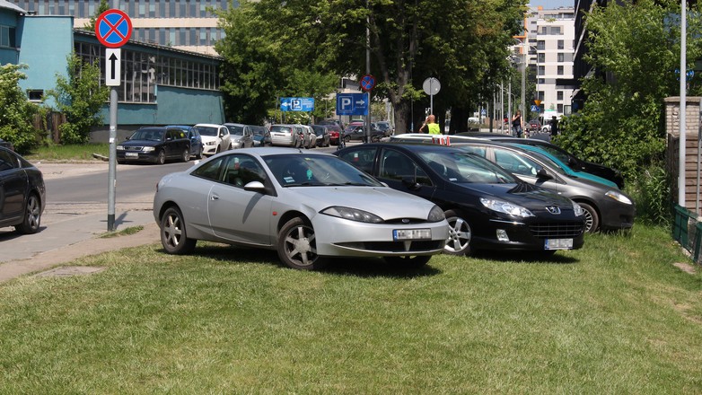 Parkowanie na trawniku