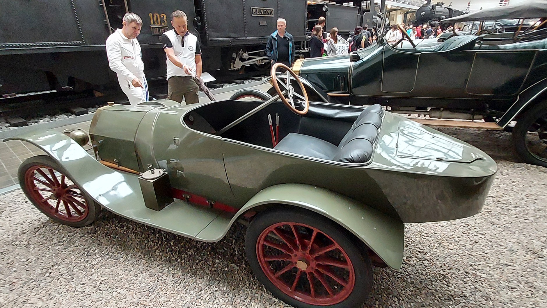 Muzeum Techniki Praga. Najstarsze Bugatti