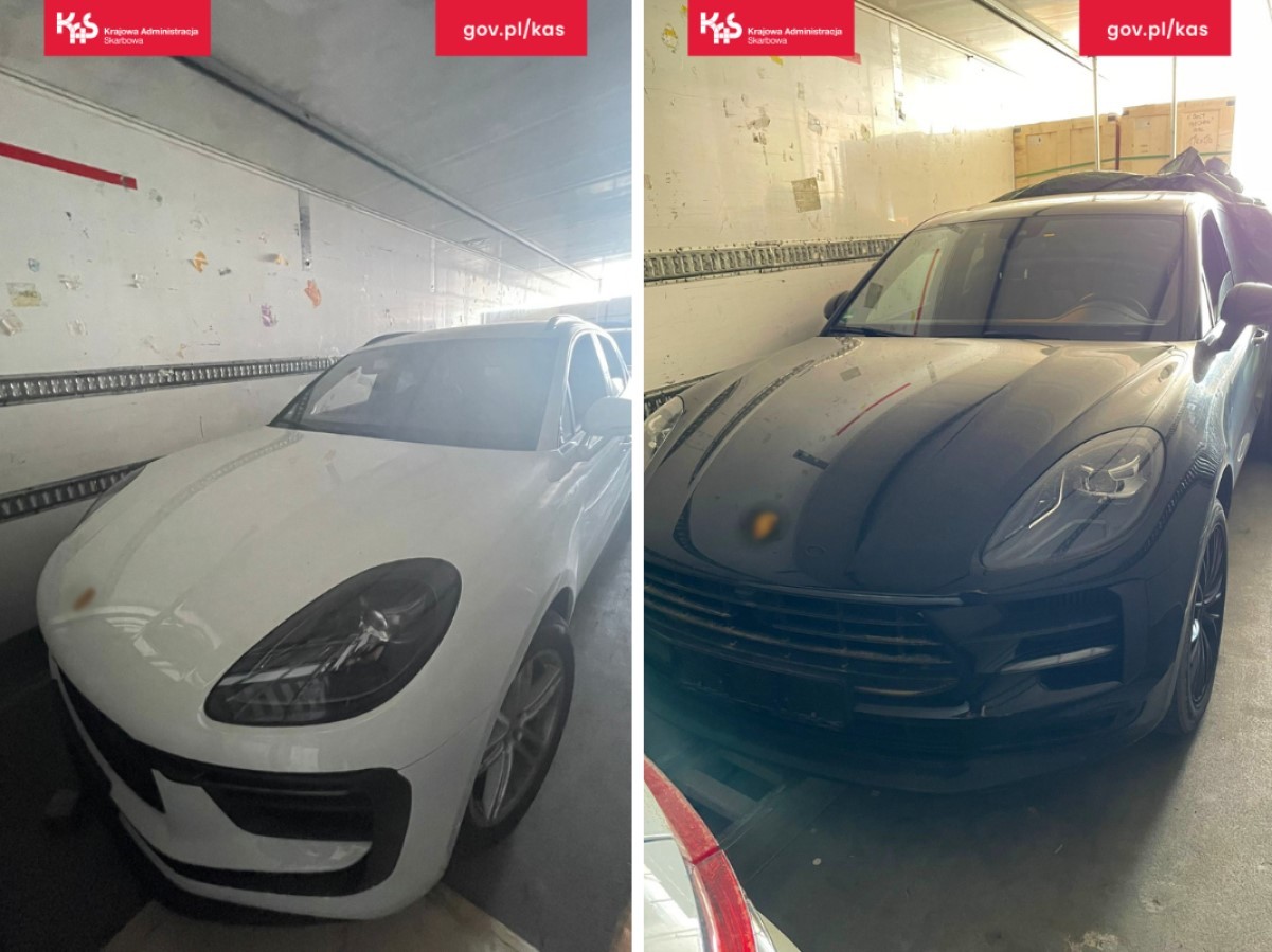 Dwa egzemplarze Porsche Macan pochodzące z kradzieży
