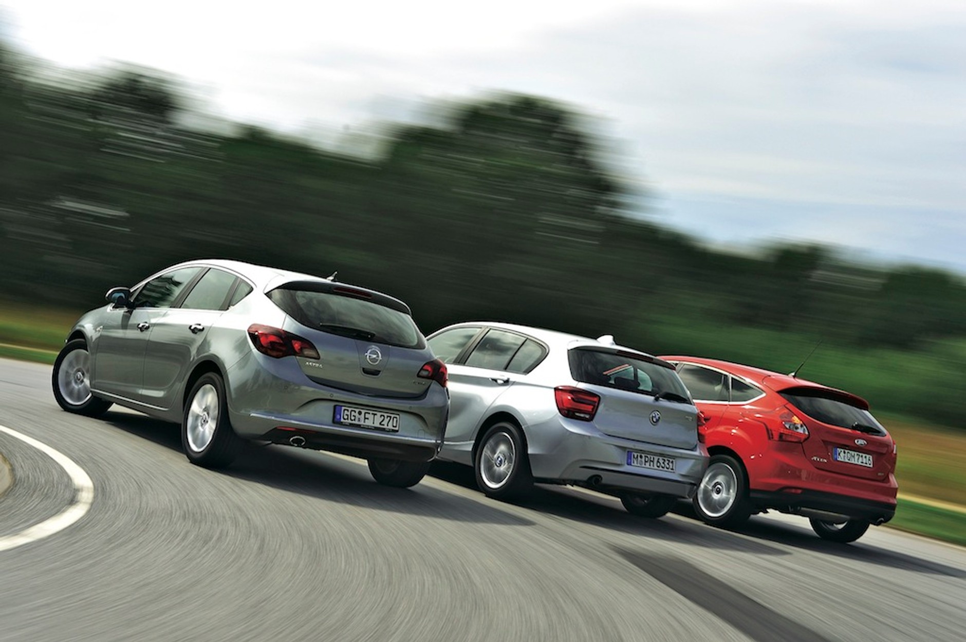 BMW 118i, Ford Focus, Opel Astra - porównanie