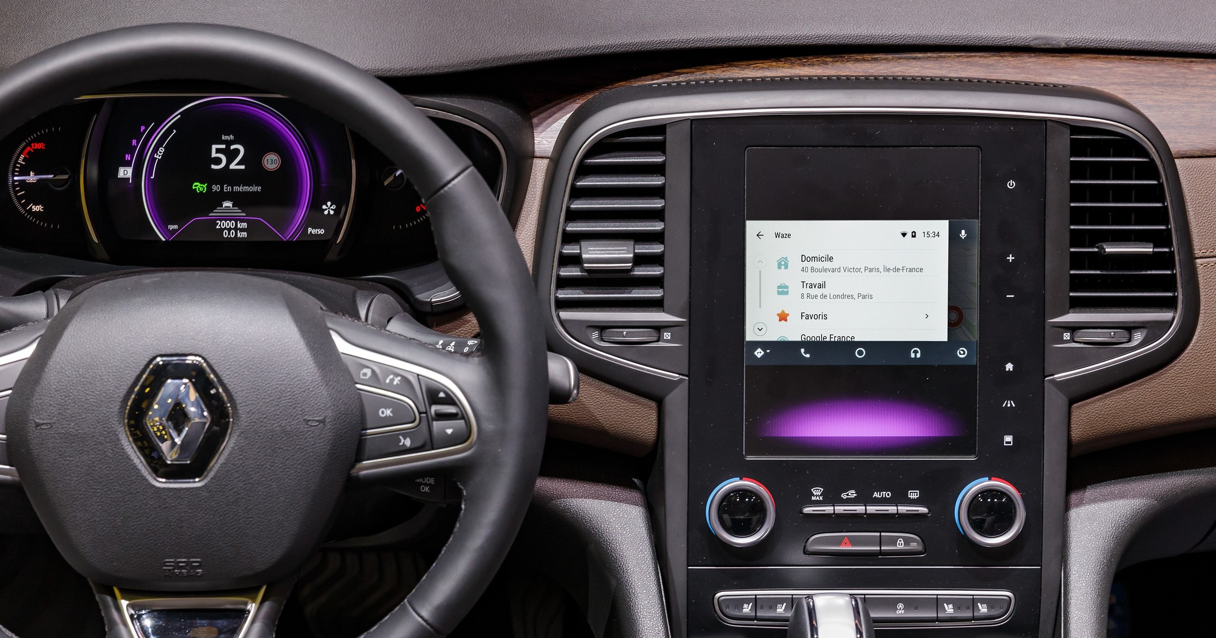 Renault Android Auto Waze