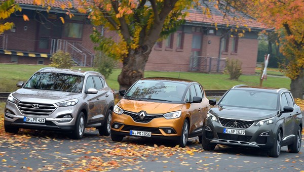 Hyundai Tucson kontra Peugeot 3008 i Renault Scenic - który model będzie najlepszym wyborem?