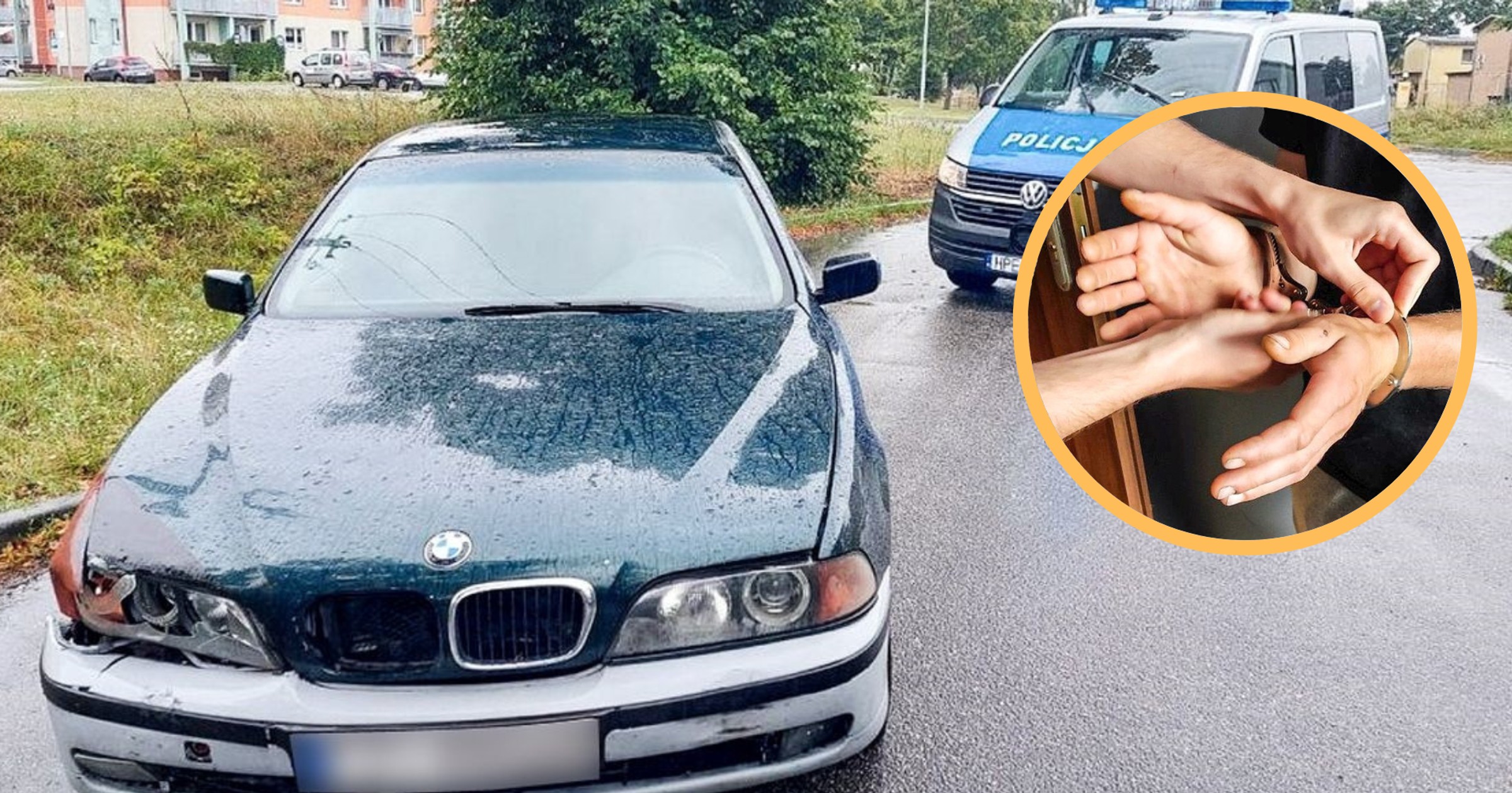 Kierujący samochodem BMW, nie zatrzymał się do kontroli drogowej