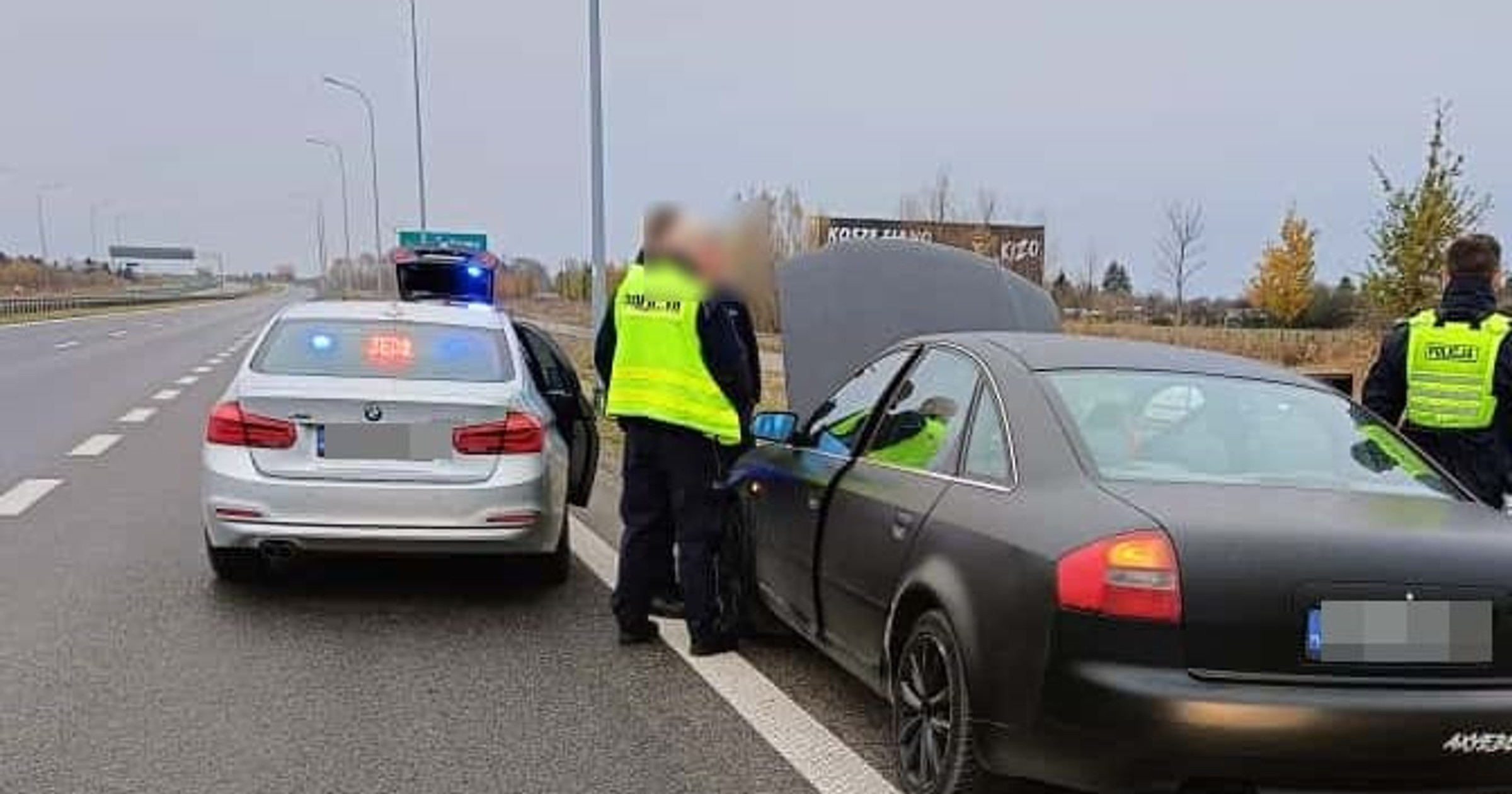 Kontrola drogowa na ekspresówce pod Gdańskiem i rekordowy mandat
