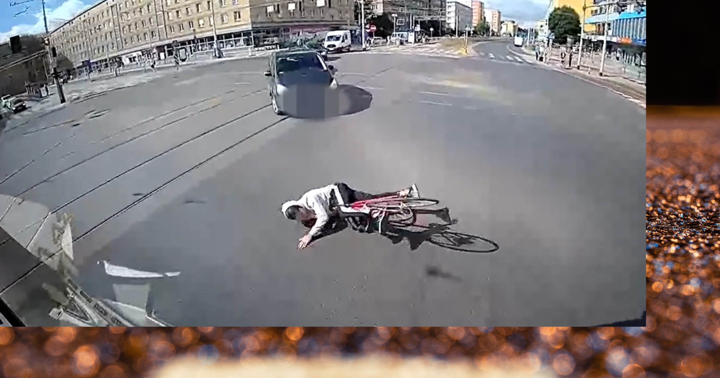 wypadek rowerzysty