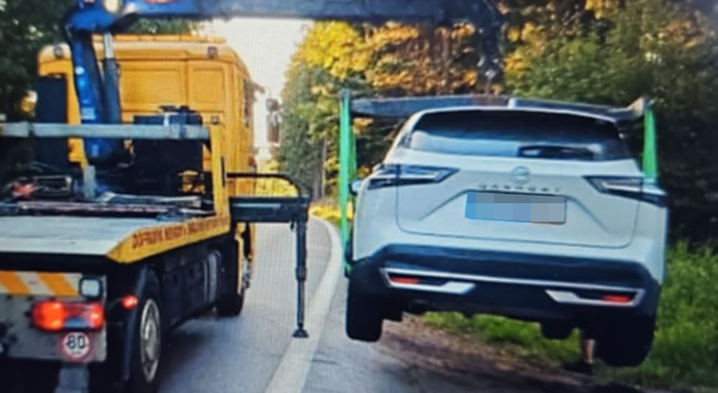 Nowiutki Nissan Qashqai odzyskany dzięki Straży Granicznej