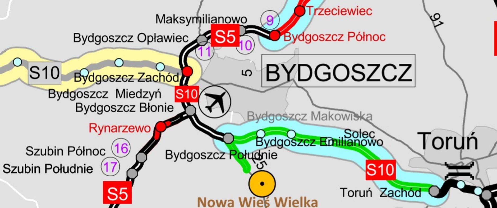 S5 Bydgoszcz Błonie - Szubin Północ