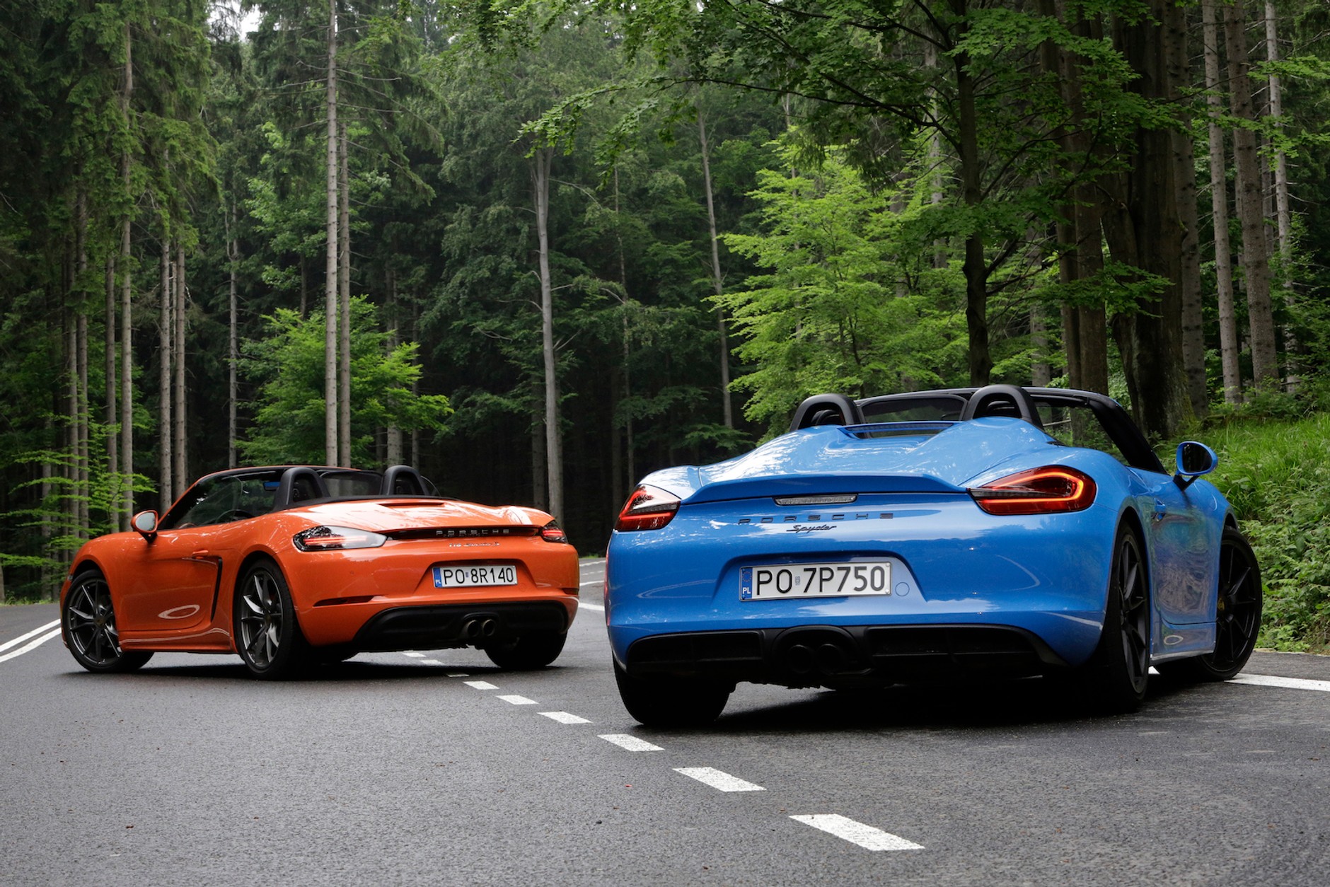 Porsche Boxster Spyder kontra Porsche 718 Boxster S