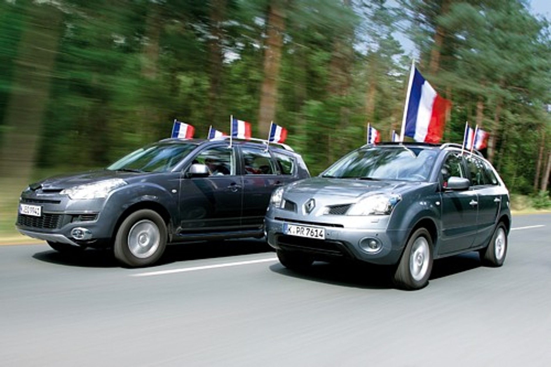 Citroen C-Crosser kontra Renault Koleos - Viva la France