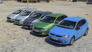 VW Polo kontra Ford Fiesta, Peugeot 208, Renault Clio i Skoda Rapid | Test