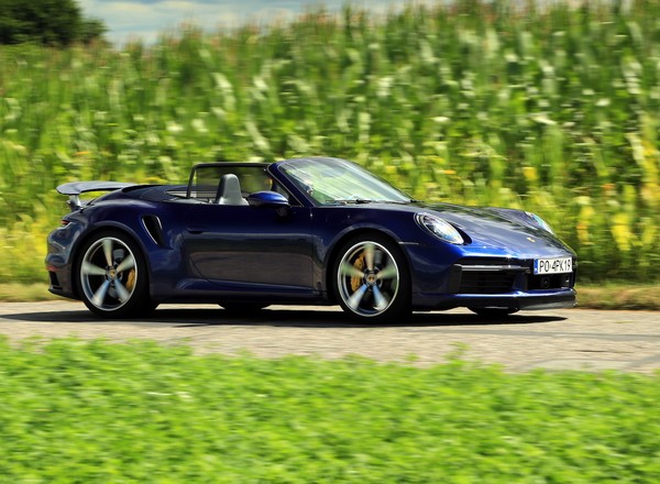 Porsche 911 Turbo S Cabrio - przeciąg przepotężny