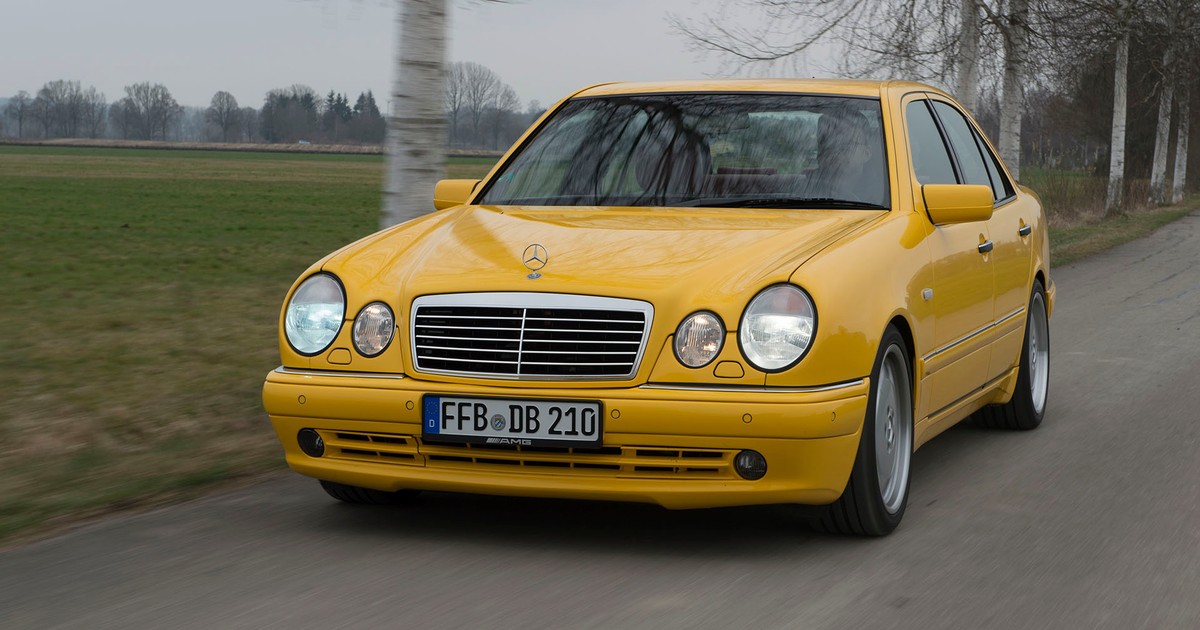 Mercedes W210 E50 AMG - jeśli okular to tylko taki!