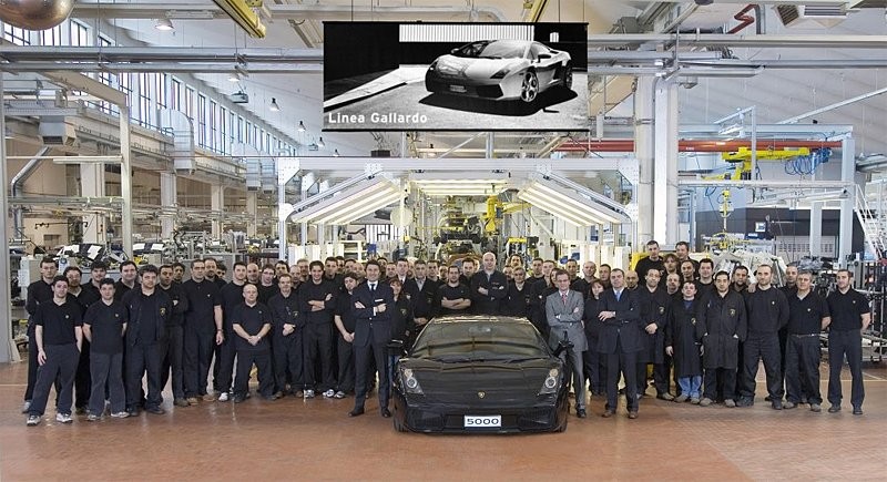 Gallardo najlepiej sprzedawanym modelem w historii marki Lamborghini