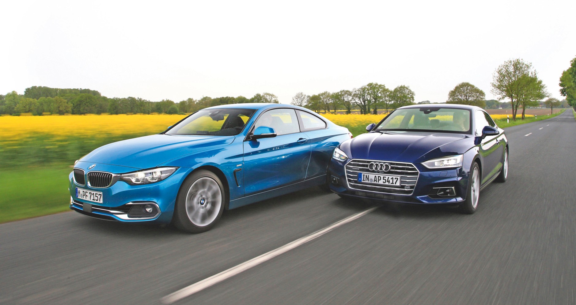 Brakuje tylko dwóch cylindrów - Audi A5 vs. BMW 430i