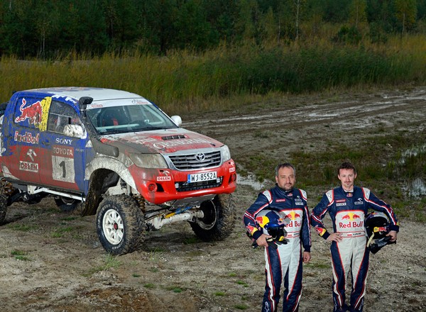 Adam Małysz testował nową Toyotę Hilux