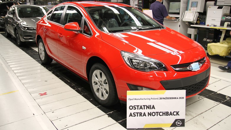 Opel Astra - ostatni egzemplarz z Gliwic
