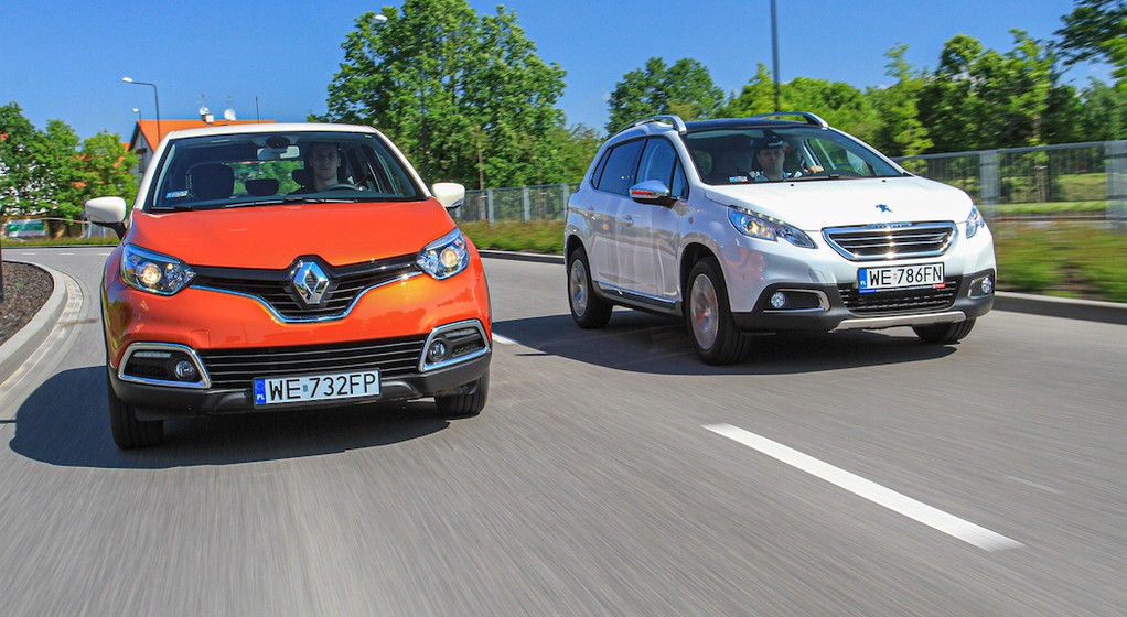 Porównanie: Peugeot 2008 kontra Renault Captur