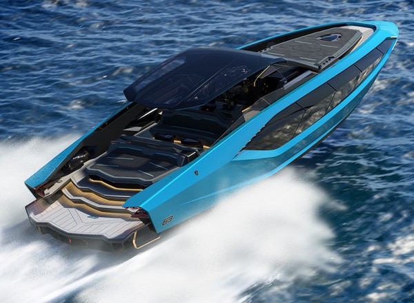 Pływające Lambo, czyli łódź Tecnomar for Lamborghini 63
