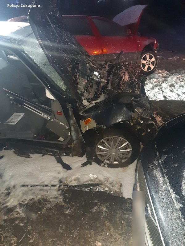 Kolizje na tatrzańskich drogach