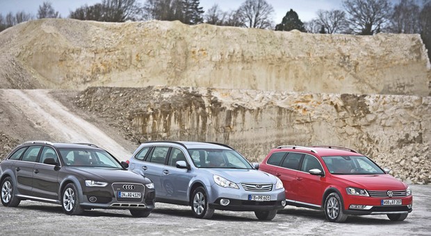 Audi A4 Allroad kontra Volkswagen Passat Alltrack i Subaru Outback: off-road małego formatu