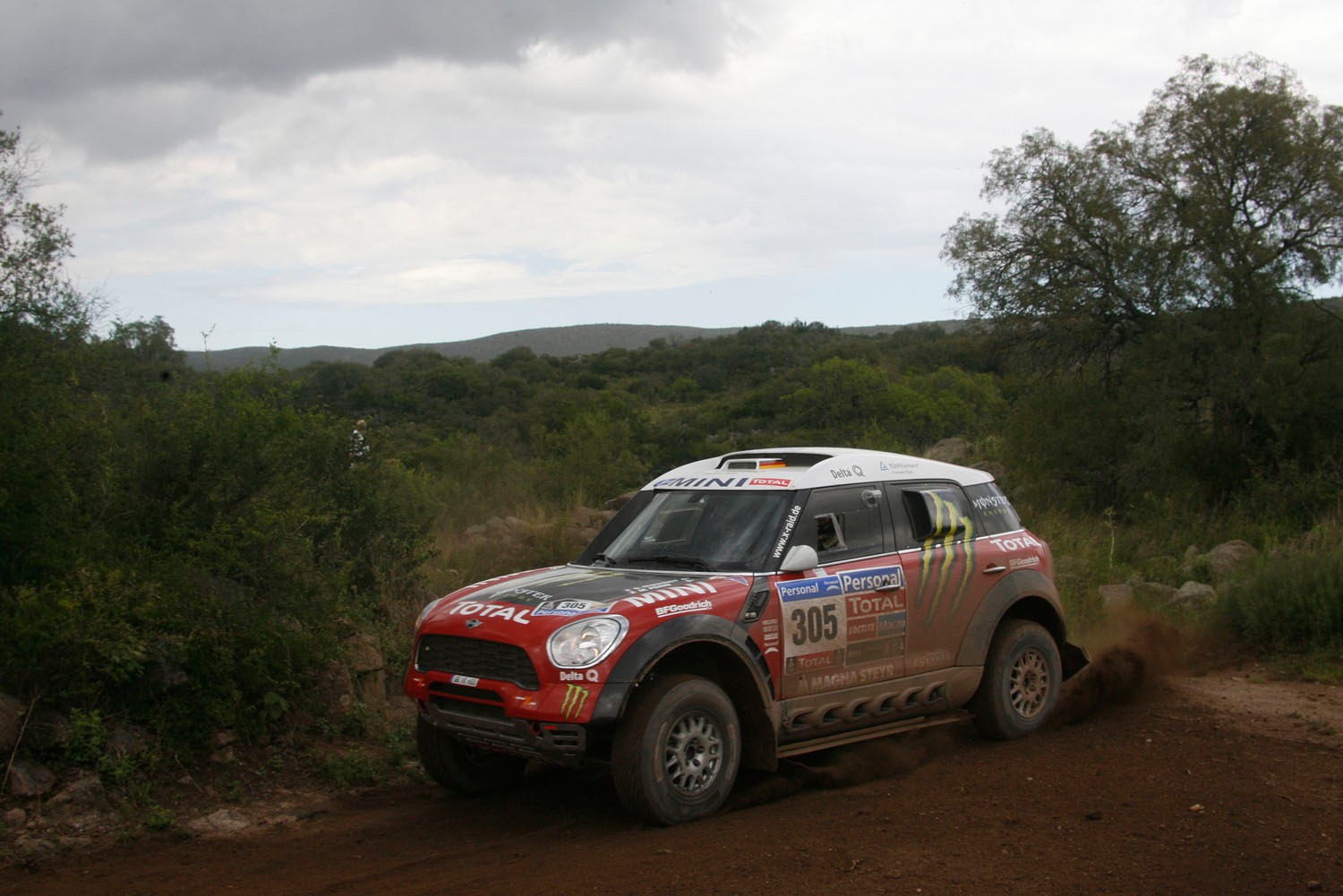 Rajd Dakar 2011: awans Hołowczyca (2.etap, wyniki, fot. Willy Weyens)