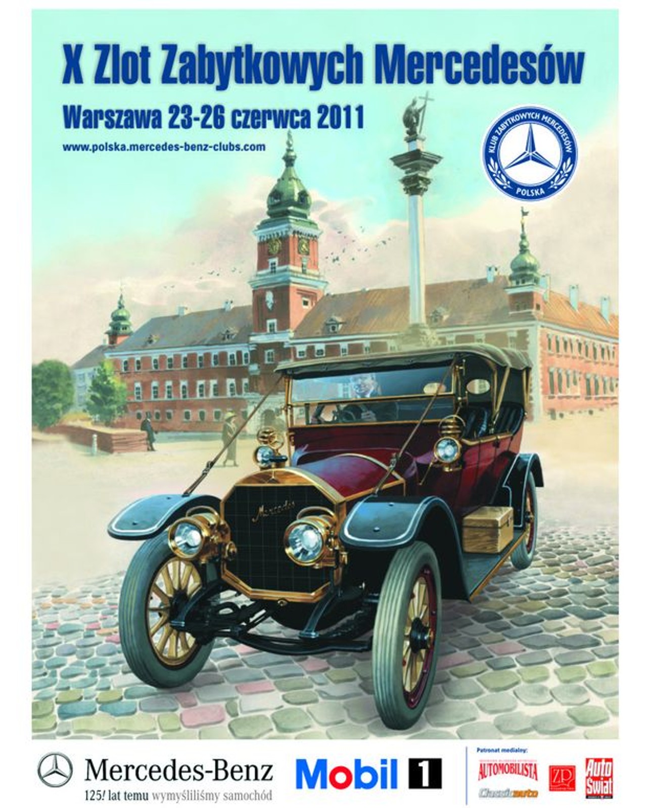 100 zabytkowych Mercedesów w Wilanowie