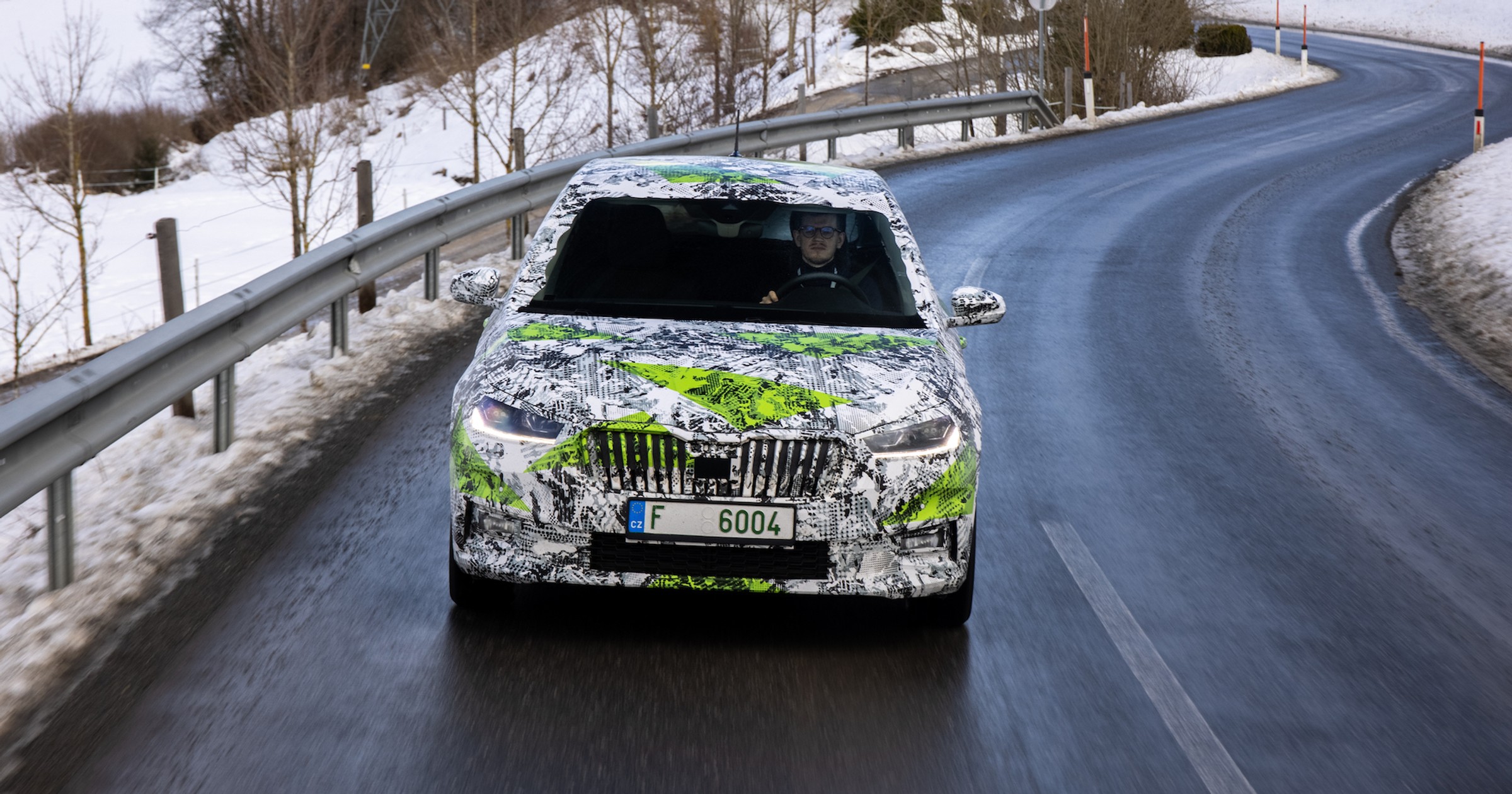 Skoda Fabia 4 – zamaskowana