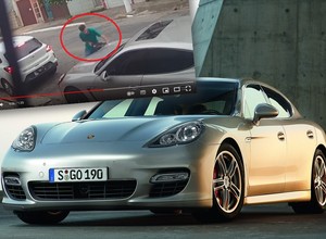 Ukradł dwa elementy Porsche w 15 sekund. Nie potrzebował nawet narzędzi [WIDEO]