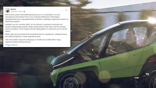 "Borkoś" wróci na służbę w nowym pojeździe. Czy zastąpi godnie motoambulans?